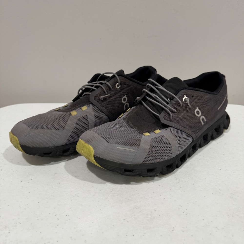 On Running Cloud 5 Everyday Lifestyle Sneaker Mens 10 Magnet Fossil